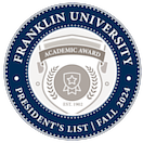 Franklin University Fall 2024 badge